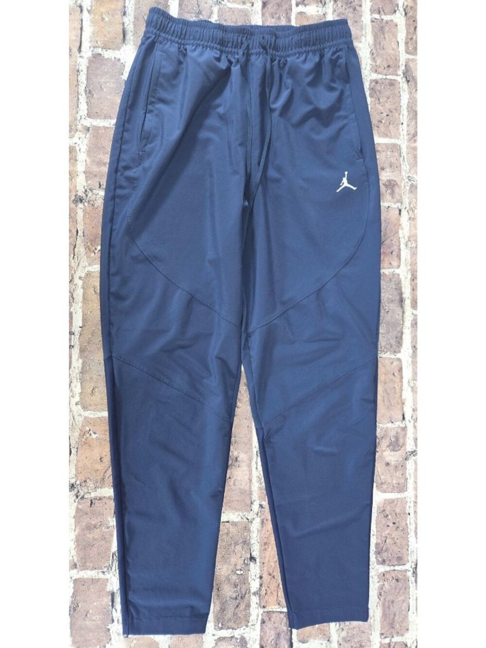 Jordan Dri-Fit Navy Blue Jogger Pants Mens Medium Athletic Tapered Fit